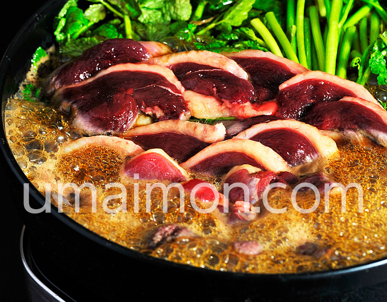 琵琶湖　魚三の天然真鴨肉の鍋セットの画像
